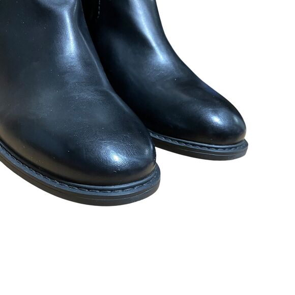 Tommy Hilfiger Chelsea Boots Mens 7‎ Black Leather Slip On Dress Elastic Gore main image 7